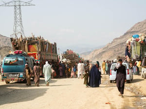 Afghanistan. Returnees Cross Torkham Border in Search of Stability