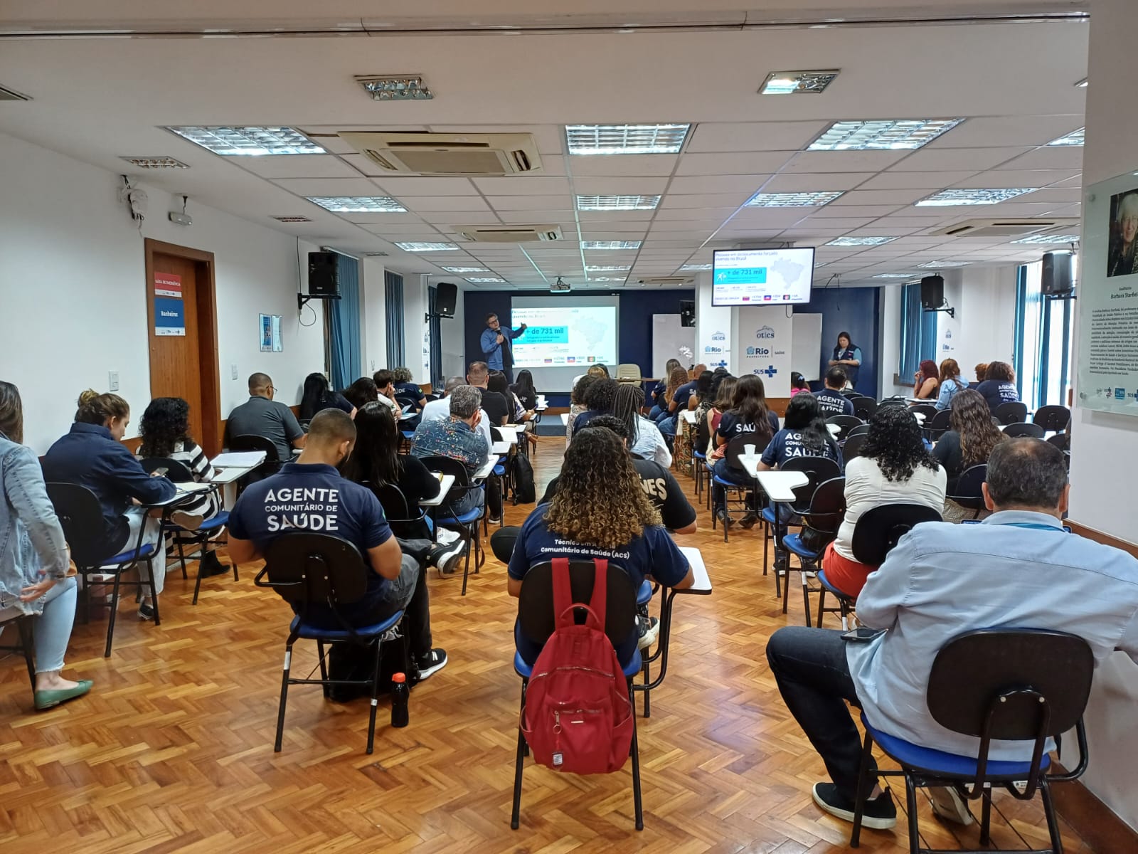 Cerca de 50 profissionais de 10 diferentes áreas programáticas no município do Rio de Janeiro participaram de capacitação sobre atenção ao atendimento à população refugiada e migrante