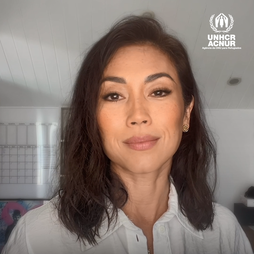 Danni Suzuki é Apoiadora do ACNUR