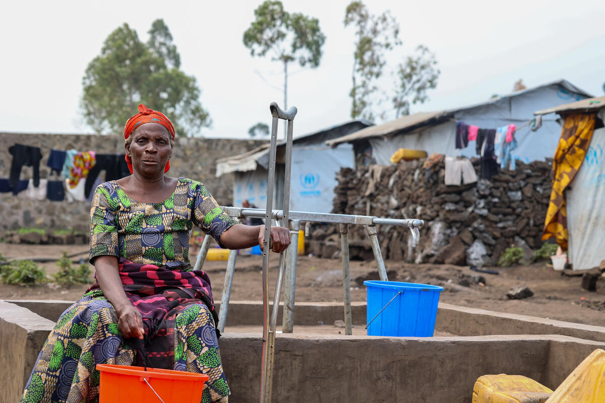 República Democrática do Congo. O ACNUR apoia os deslocados internos na implementação de medidas para evitar a propagação da mpox