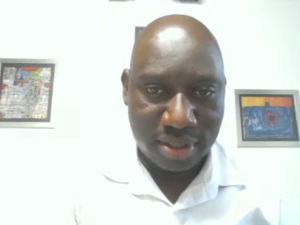 Treinamento virtual com equipe de Cáritas-PR conduzido pelo psicólogo haitiano Clefaude Estimable