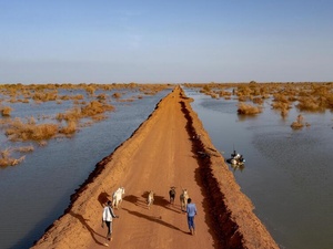 Sudão do Sul. Anos de inundações deixam milhares de pessoas permanentemente deslocadas em Bentiu