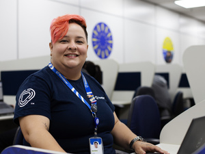 Kiria Flores, venezuelana contratada pela Foundever