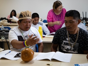 Lideranças Warao foram capacitadas para interpretação cultural em João Pessoa