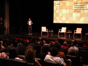 Evento de 30 anos de parceria com o Sesc SP