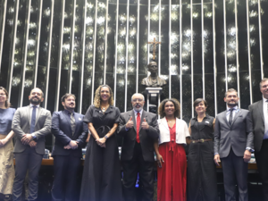 Representantes de diferentes ministérios, organizações não governamentais e instituições de governo compuseram a sessão comemorativa do Dia Internacional dos Direitos Humanos no Senado