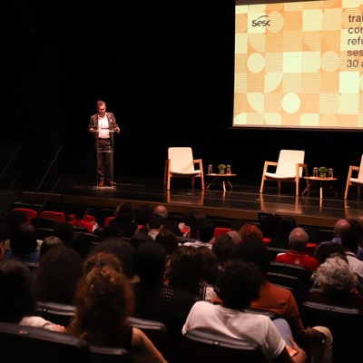 Evento de 30 anos de parceria com o Sesc SP
