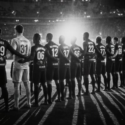 Onze jogadores. Onze histórias. Uma mensagem: porque o futebol é muito mais do que um jogo