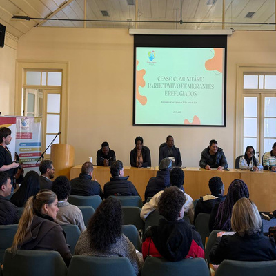 Evento de apresentação dos principais dados do censo contou com participação de pessoas refugiadas e migrantes, organizações da sociedade civil e representantes dos poderes público estadual e municipal