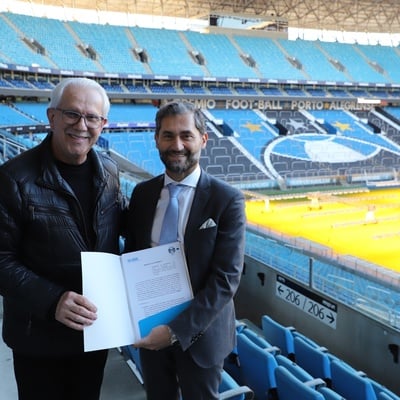 Assinatura de Memorando de Entendimento entre ACNUR e Grêmio