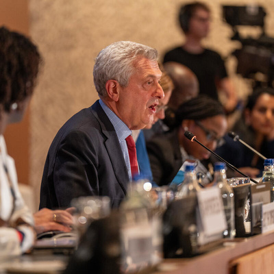 Switzerland. Closing session UNHCR’s 75th annual plenary Executive Committee