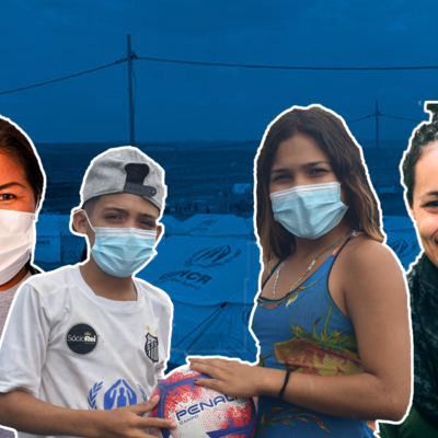 Pessoas refugiadas comandam redes sociais de celebridades por um dia