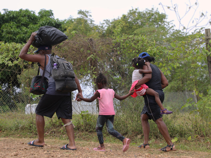 Panama. Over 70,000 people have crossed the Darien in the first months of 2024.