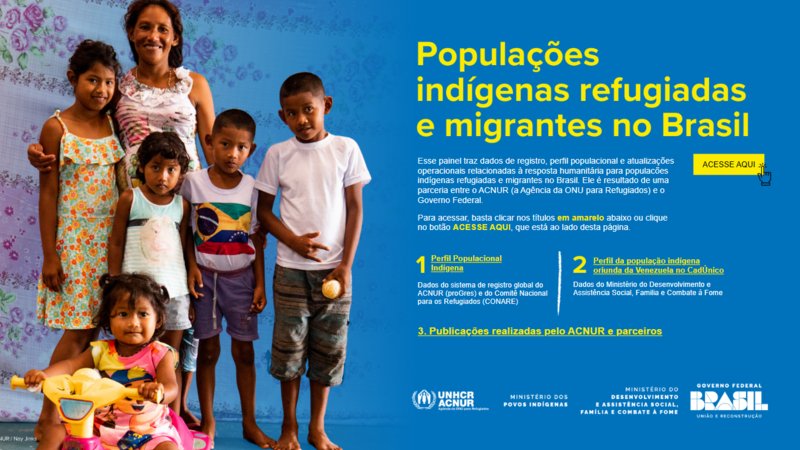 Painel das Populações Indígenas refugiadas e migrantes no Brasil