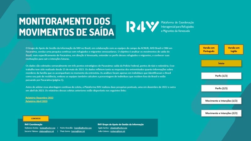 Painel da R4V sobre movimentos de saída