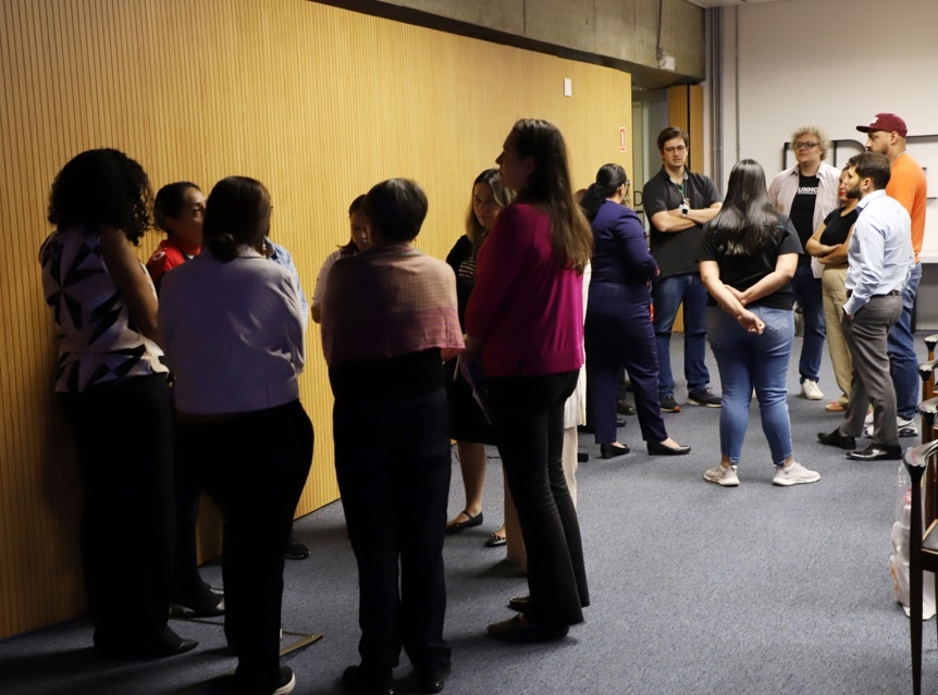 Treinamento para agentes de proteção da aviação civil e de funcionários de companhias aéreas no Aeroporto de Guarulhos (SP)