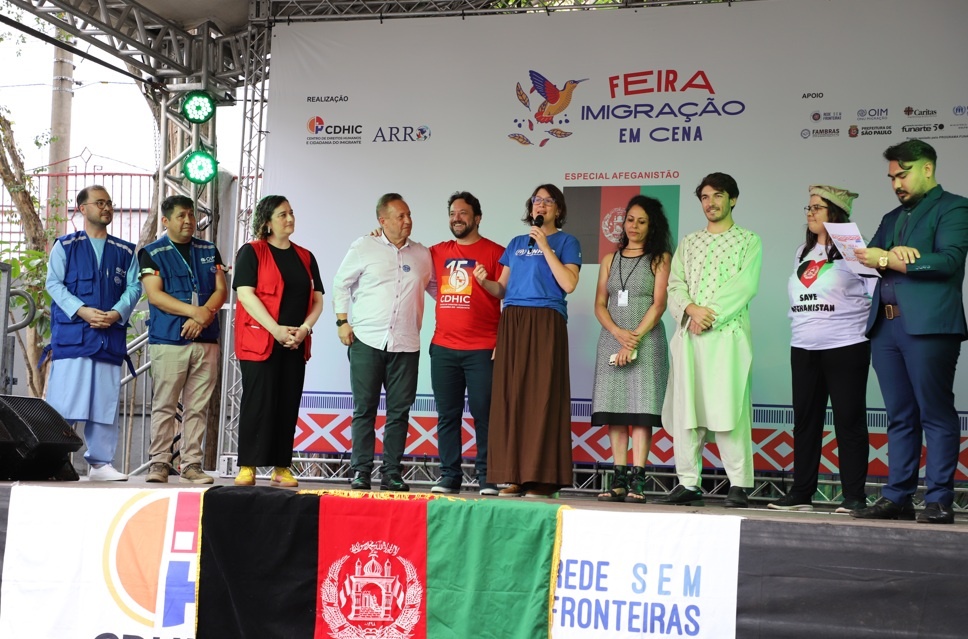 Organizações promotoras e apoiadoras do evento em fala de abertura