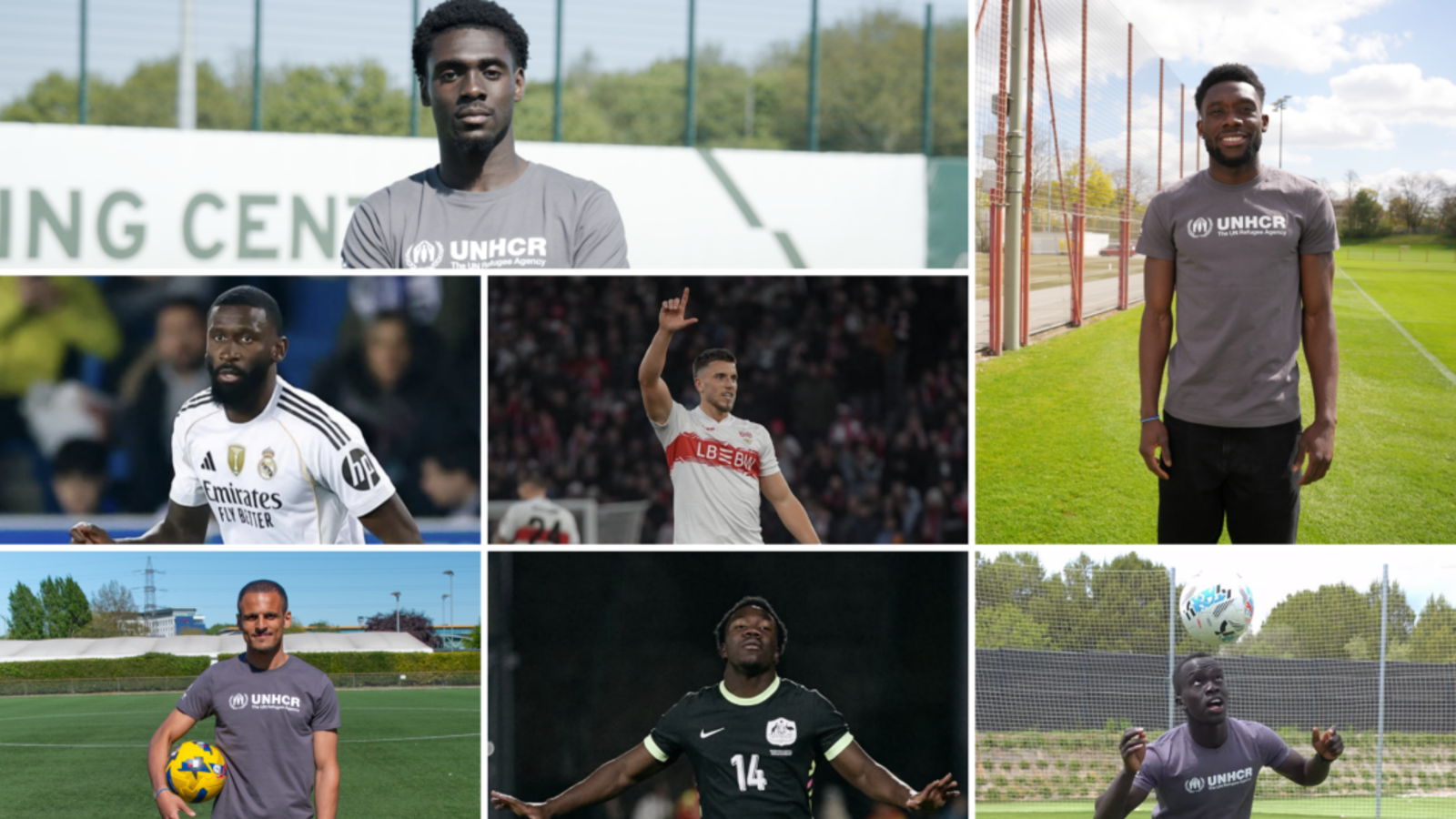 Jogadores refugiados que disputarão a Copa do Mundo