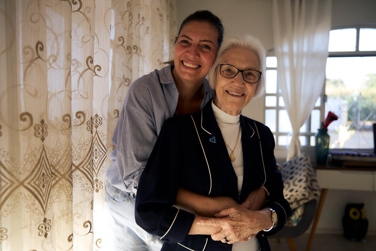 Jana e Irm&atilde; Rosita Milesi