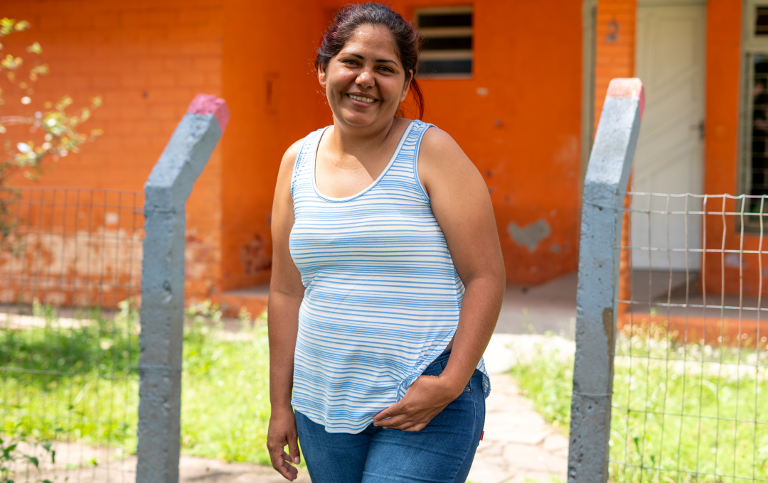 A venezuelana Miryan foi duplamente afetada pelas enchentes: ap&oacute;s deixar seu lar na Venezuela, perdeu sua casa que construiu no Brasil, no bairro Sarandi, no Rio Grande do Sul