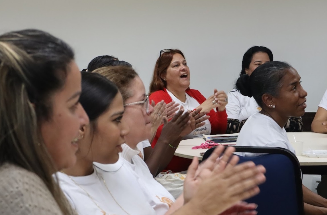 Turma do Empoderando Refugiadas em Curitiba conta com 20 alunas, a maioria venezuelanas e cubanas