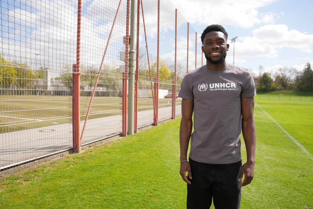 Jogador de futebol Alphonso Davies
