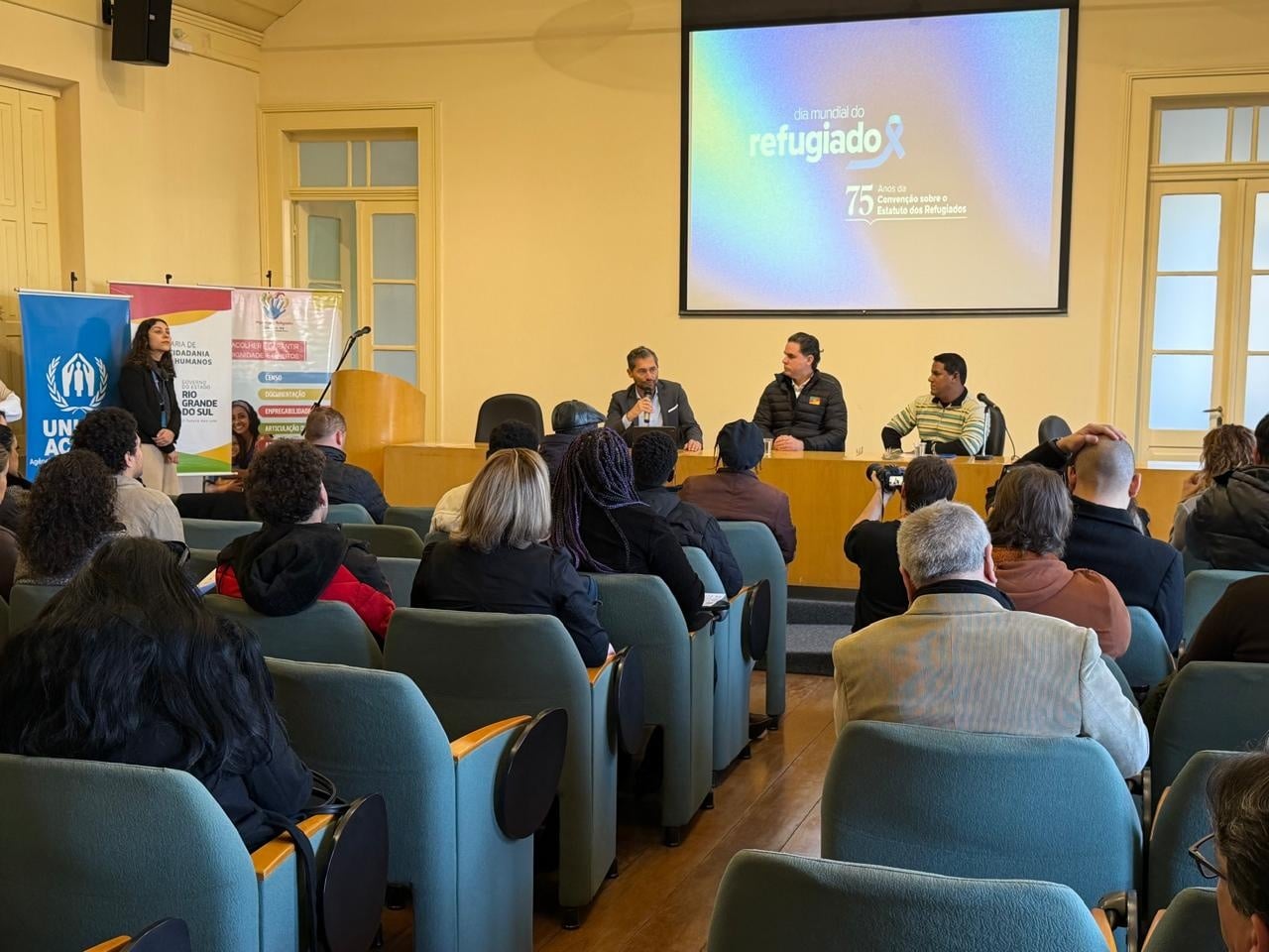 Apresenta&ccedil;&atilde;o p&uacute;blica dos dados do censo sobre pessoas refugiadas e migrantes no RS contou com presen&ccedil;a de autoridades
