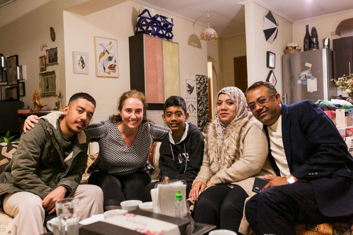 Greece. Rohingya family reunites in Athens and hopes for the future