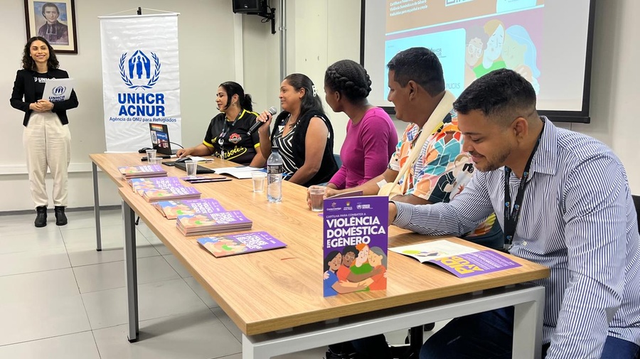 Lançamento de cartilha sobre violência de gênero em Porto Alegre (RS)