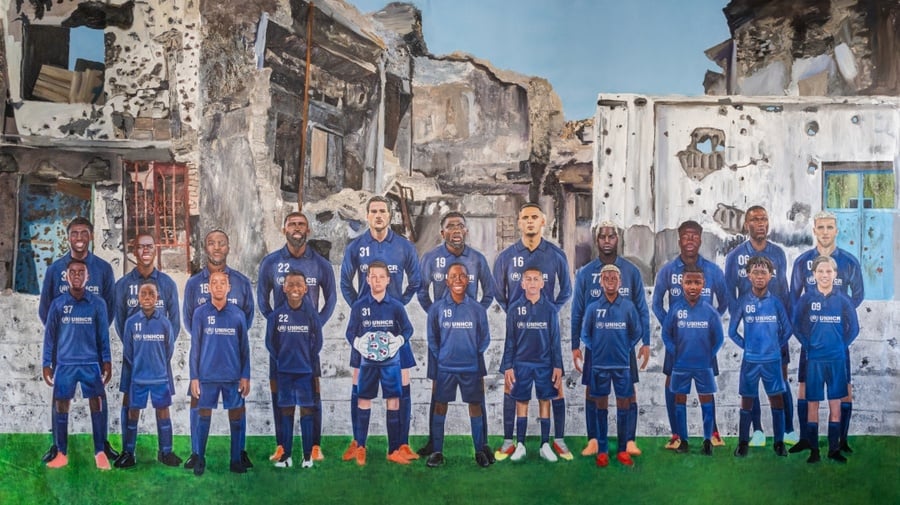Pintura do Gamechanging Team