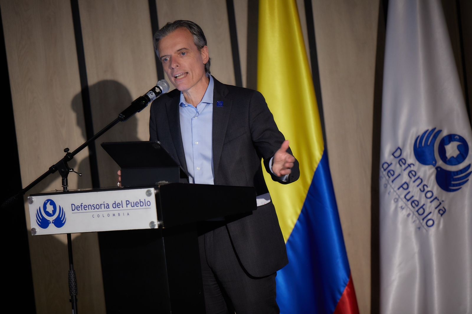 Representante de ACNUR Colombia, Giovanni Lepri.