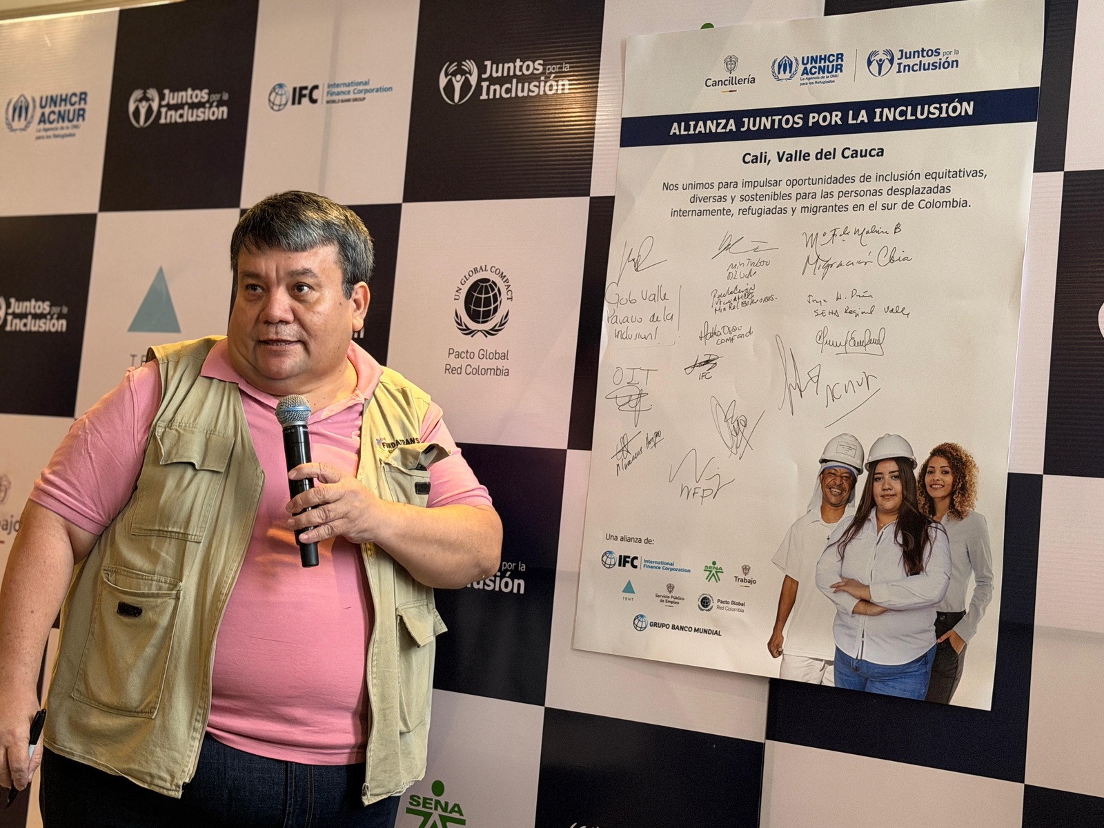 Lanzamiento Juntos por la Inclusión en Cali, 2026. 