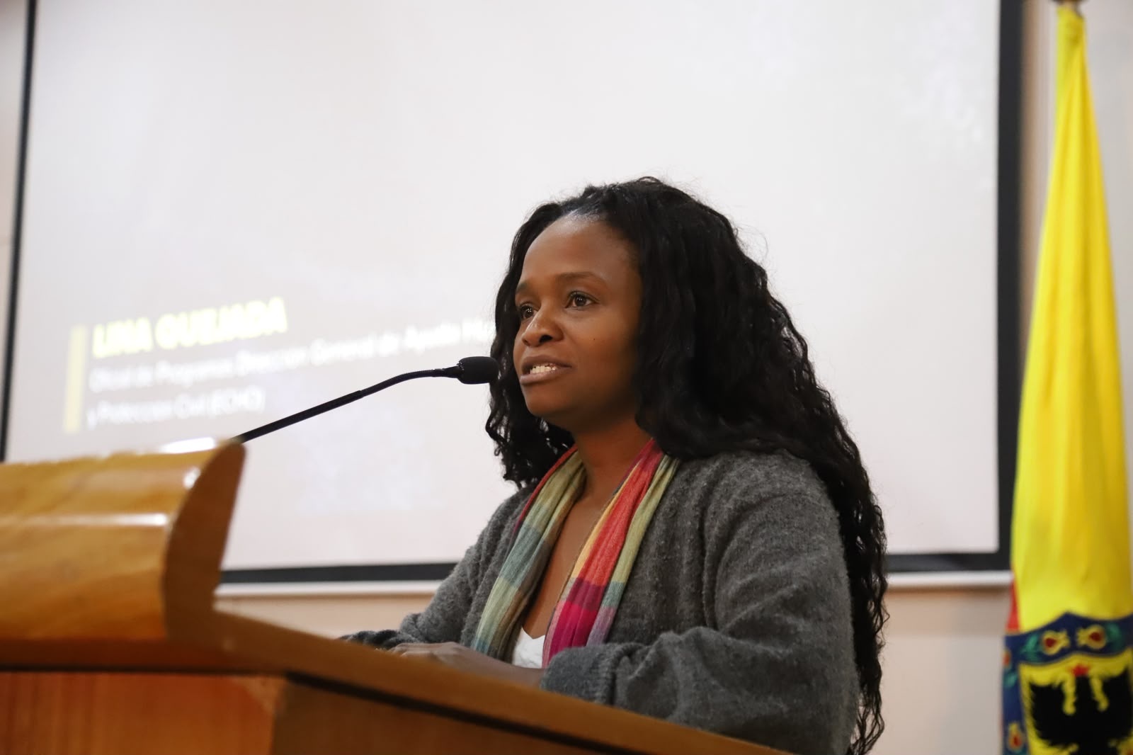 Intervención oficial de Programa de ECHO en el auditorio de la Personería de Bogotá