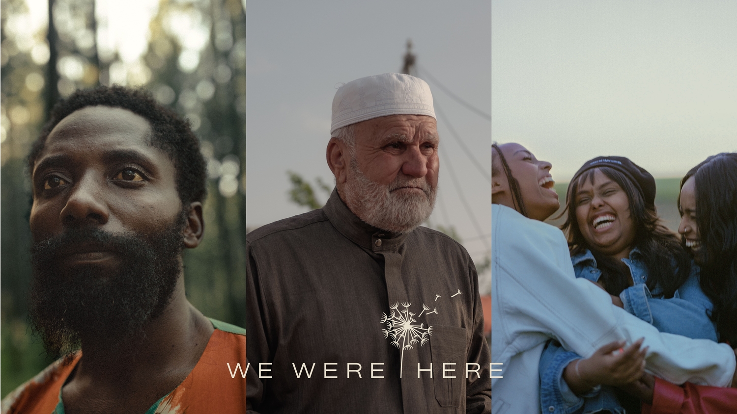 Imágenes de las tres personas que protagoniza la serie documental que se produjo por el Día Mundial del Refugiado de 2023
