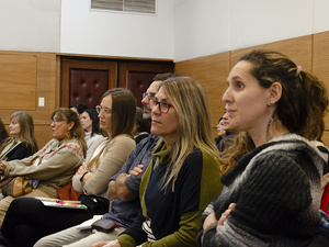 El taller se llevó adelante en la sede de la Institución Nacional de Derechos Humanos, el primer sitio de memoria de Uruguay.