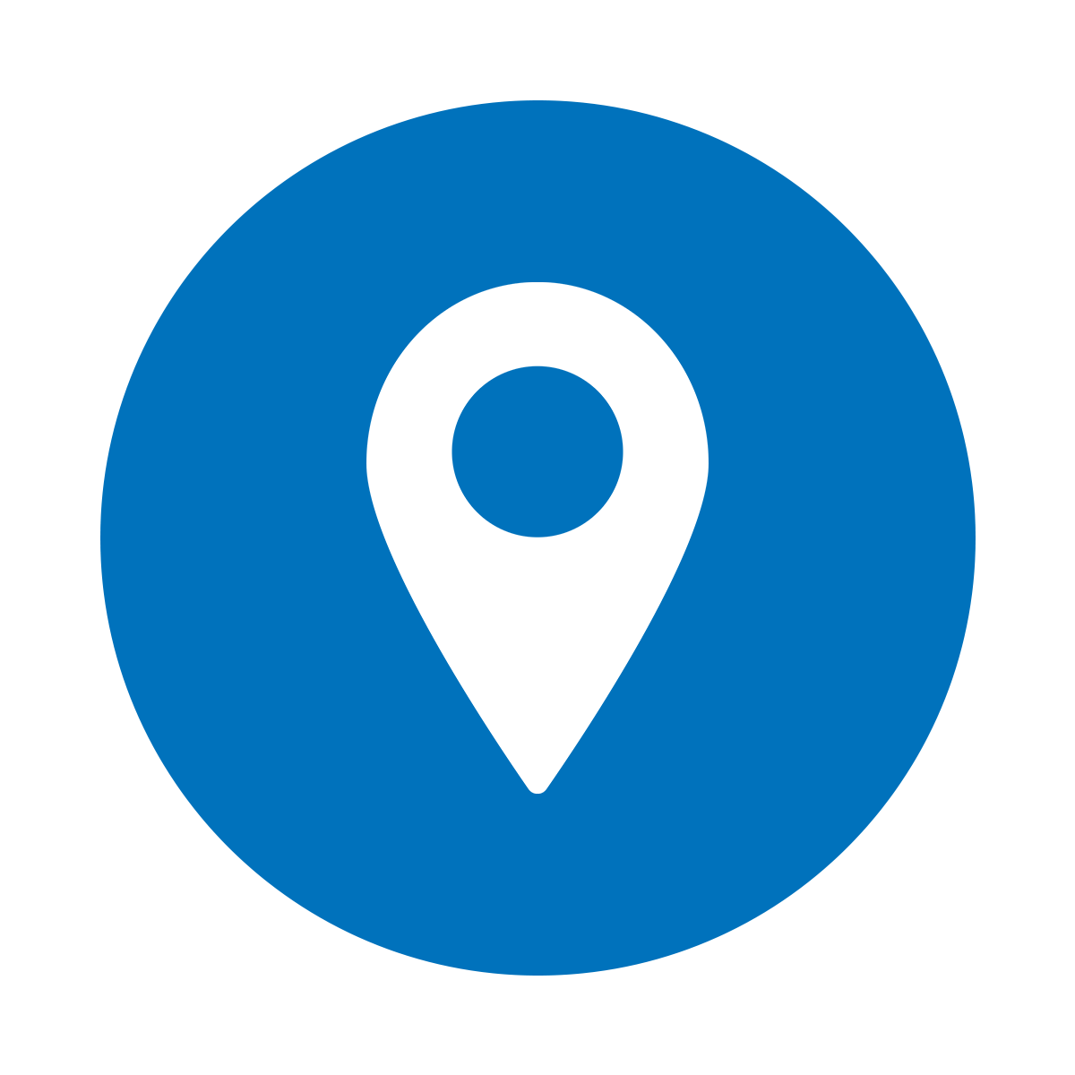 An icon of a map pin 
