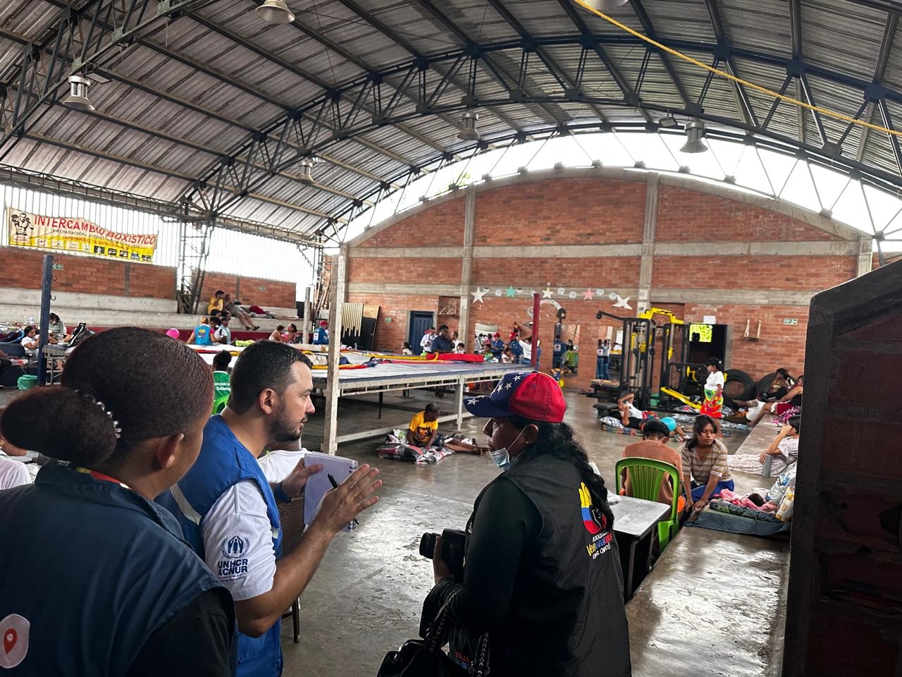 Albergue de dannificados del terremoto en Quibdó, Chocó.