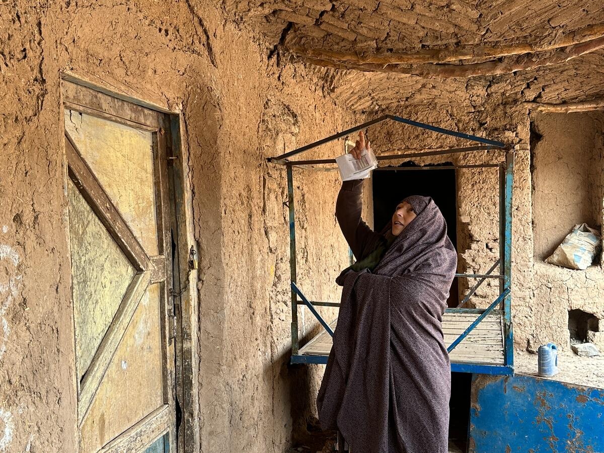 ACNUR y sus socios intensifican la asistencia para las familias afectadas por una serie de terremotos en Herat, al oeste de Afganistán.