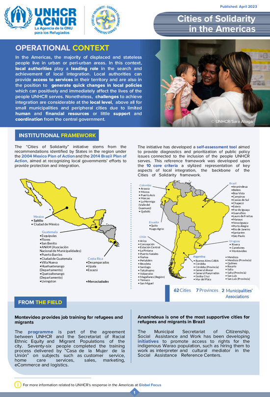 Cities of Solidarity in the Americas 2023