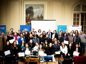 Foto grupal de los particpantes del curso.