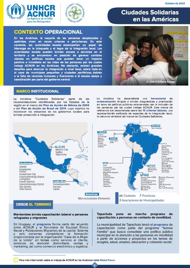 Ciudades Solidarias en las Américas 2023