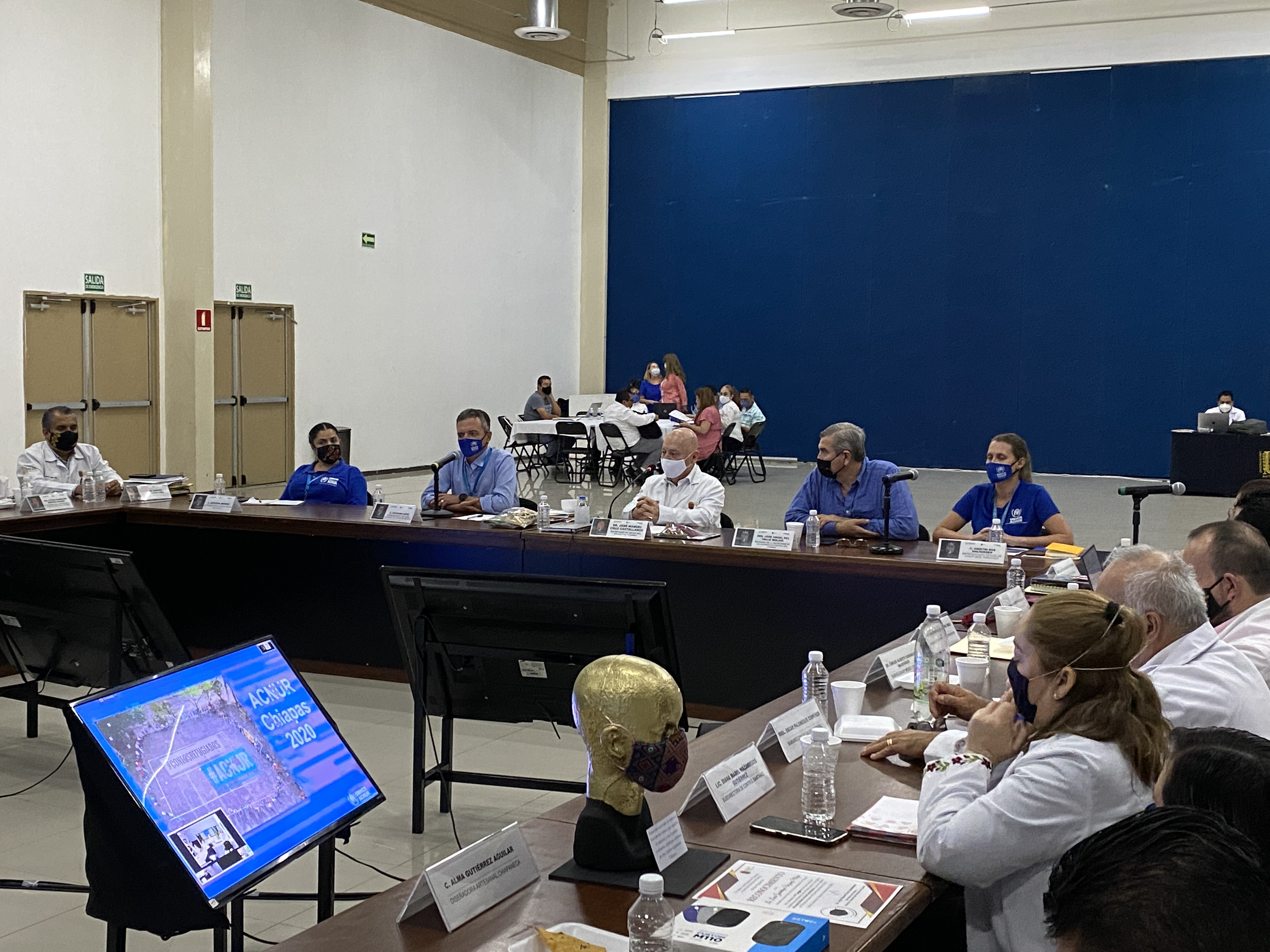 ACNUR participó en la reunión del Comité Estatal para la Seguridad en Salud.
