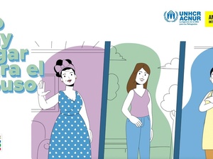 "No hay lugar el abuso" es un video animado producido por ACNUR y Amnistía Internacional, con el apoyo de la Lotería Sueca del Código Postal.