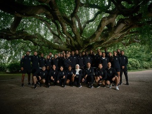 Foto de grupo del Equipo Olímpico de Refugiados.