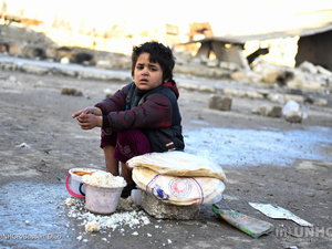 Uno de cada dos refugiados es un niño o adolescente menor de edad.

