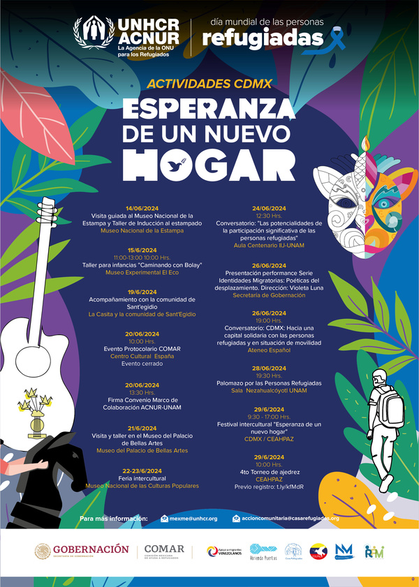 Eventos por el Día Mundial de las personas Refugiadas