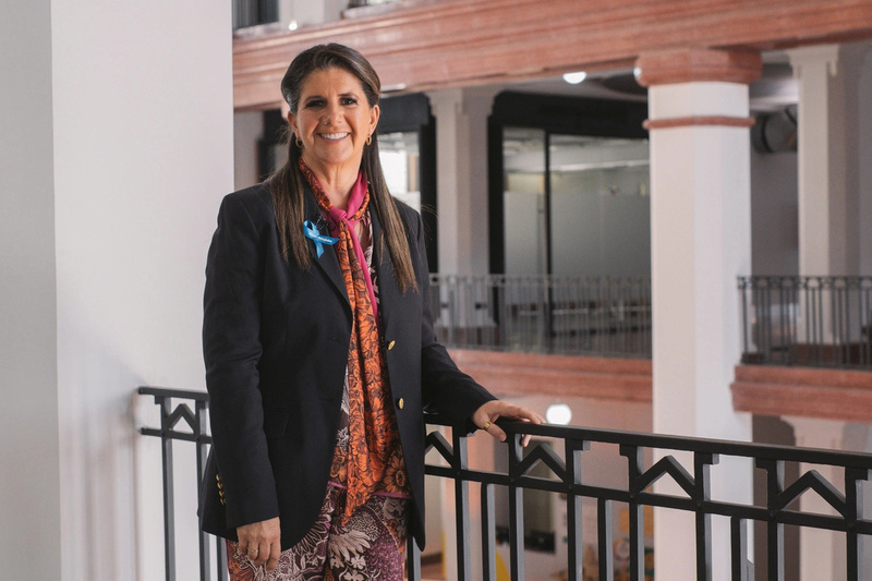 Martha Herrera, Secretaria de Igualdad e Inclusión del Gobierno del Estado de Nuevo León, en el Laboratorio Cultural Ciudadano de Monterrey.