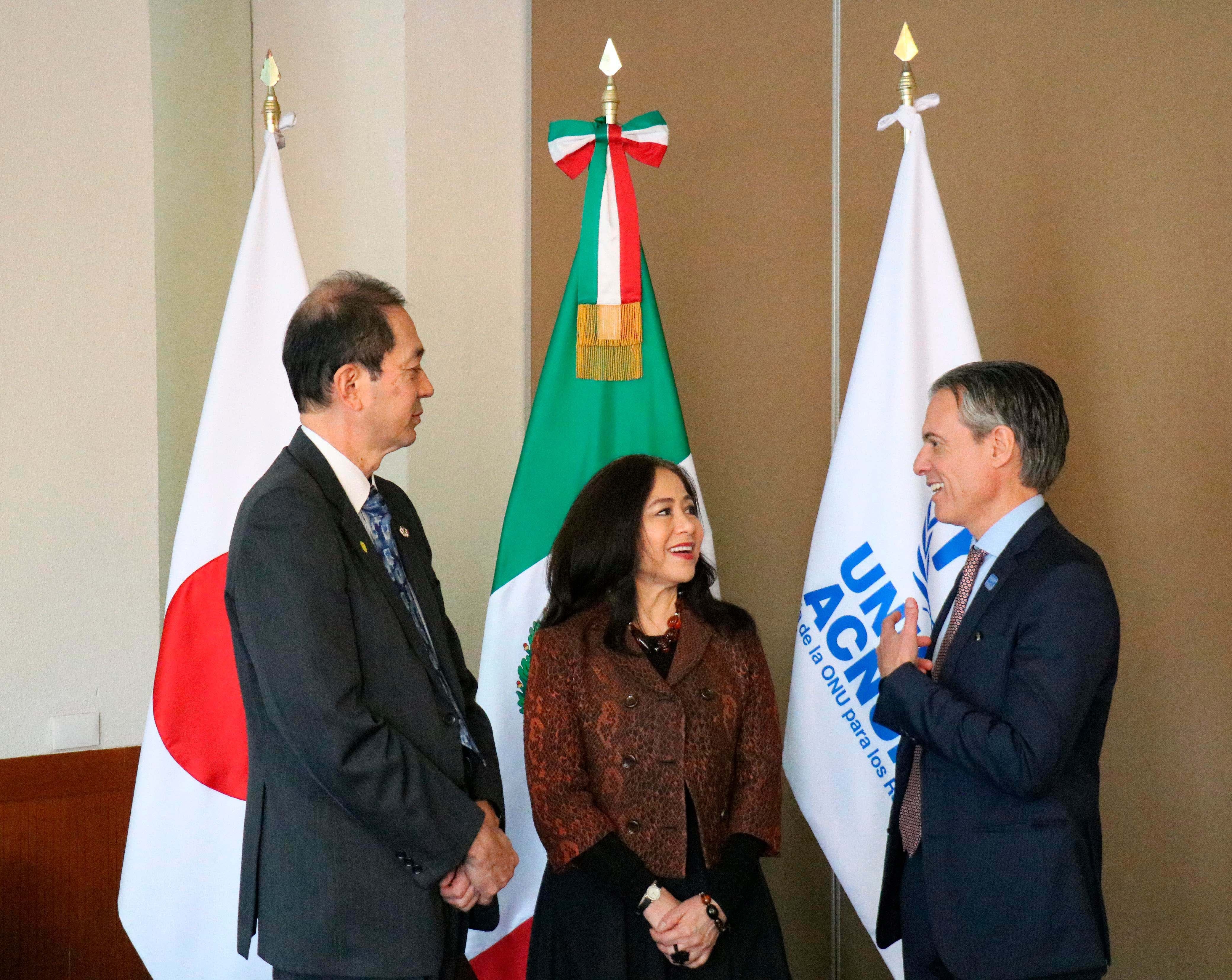 Apoyar&aacute; Jap&oacute;n la integraci&oacute;n laboral de miles de personas refugiadas en M&eacute;xico con apoyo de ACNUR