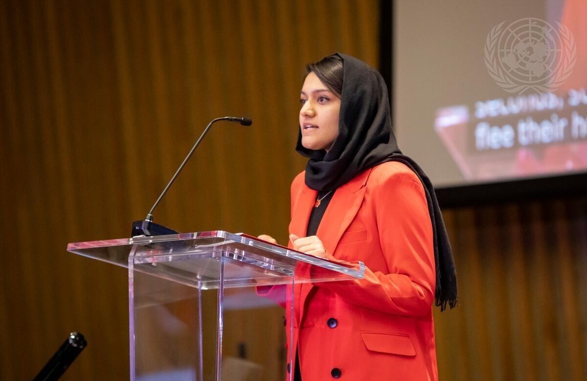 United States. UNHCR refugee delegation participates in the Transforming Education Summit in New York during UNGA