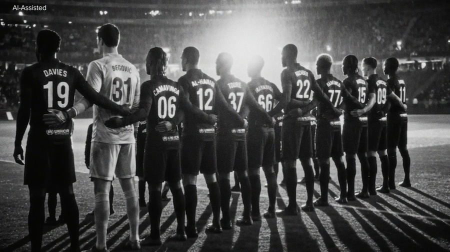 Once jugadores. Once historias. Un solo mensaje. Porque el fútbol es mucho más que un juego.